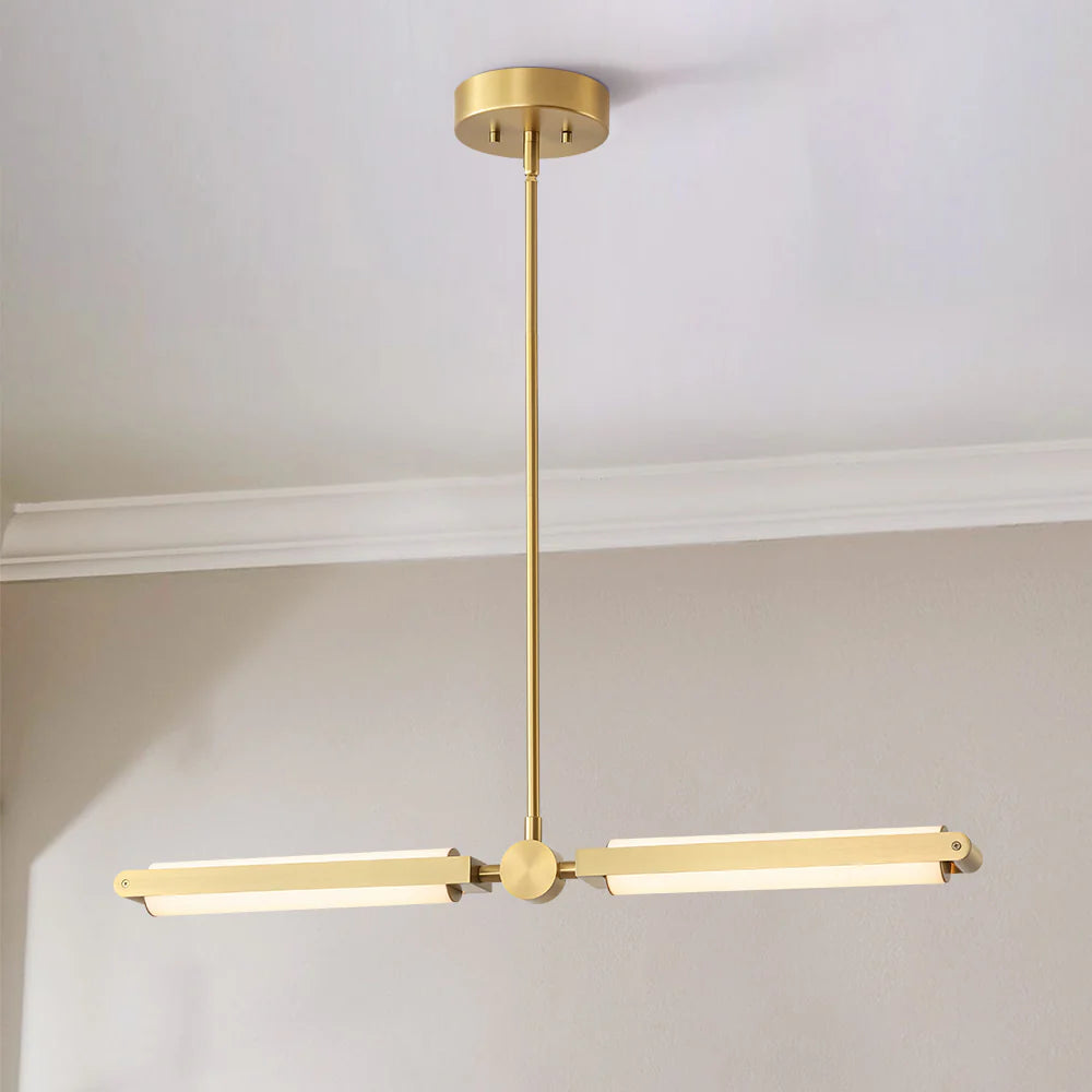 2-Light Integrated LED Contemporary Pendant J1777