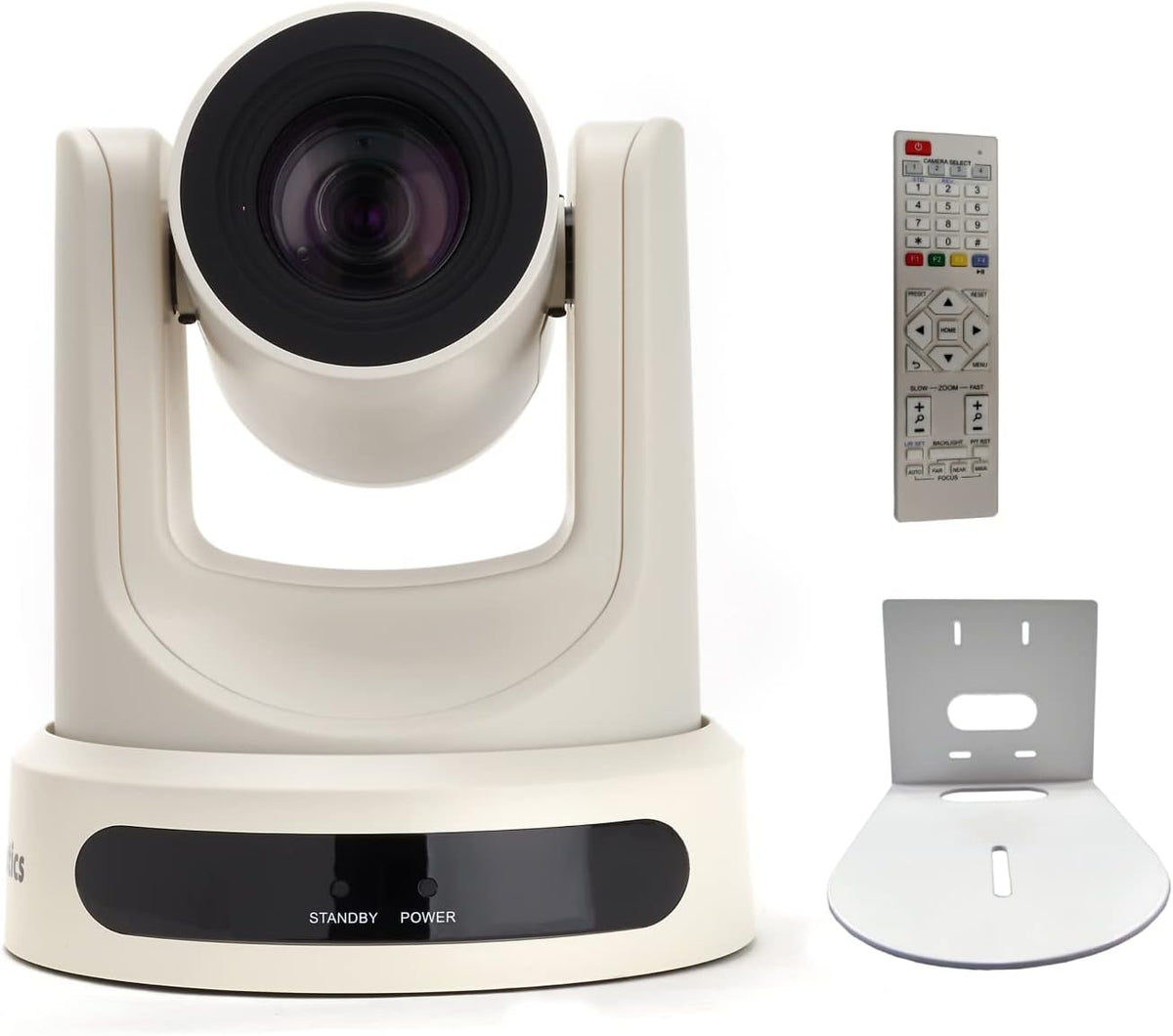 20X 1080p Resolution Live Streaming Broadcast Camera with White Wall Mount Bracket U987