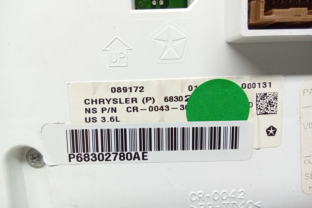 17 2017 Dodge Durango Speedometer 49K Miles OEM W69000