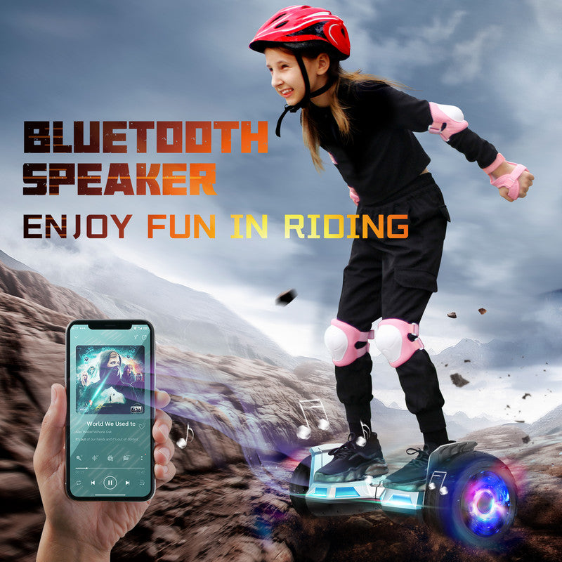 Silver 8.5" Self Balancing Electric Scooter K678