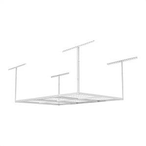 White Overhead Storage Rack T721109