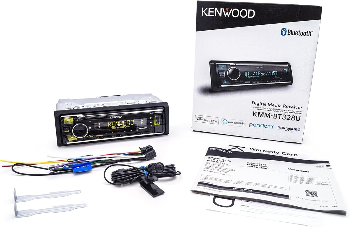 Bluetooth Car Stereo with USB Port, AM/FM Radio, MP3 Player, Detachable Face U8724