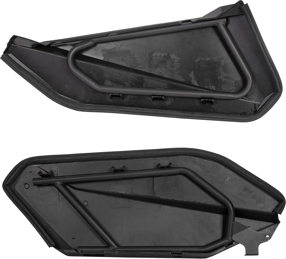 Lower Door Panel Insert with Metal Frame Black Pair L82757