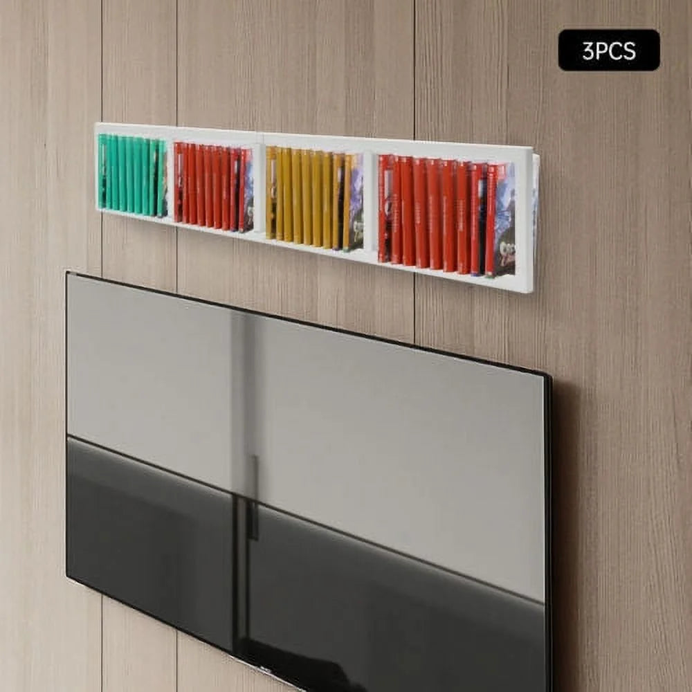 3 Shelf DVD CD Storage Media Tower Unit B639