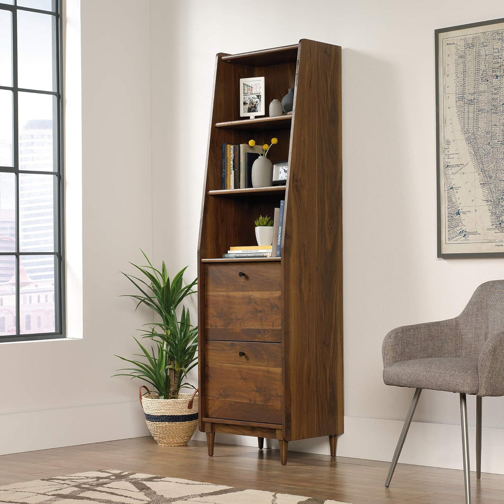 Narrow Bookcase, Grand Walnut finish, Pack of 2 J124
