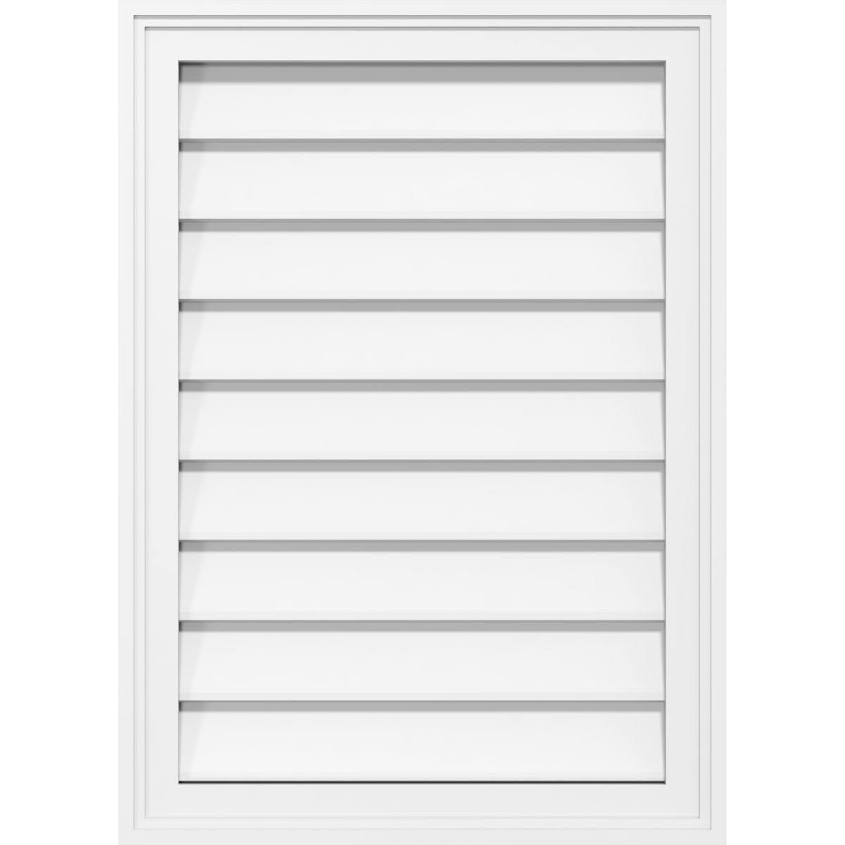 PVC Gable Vent with Brickmold I46782