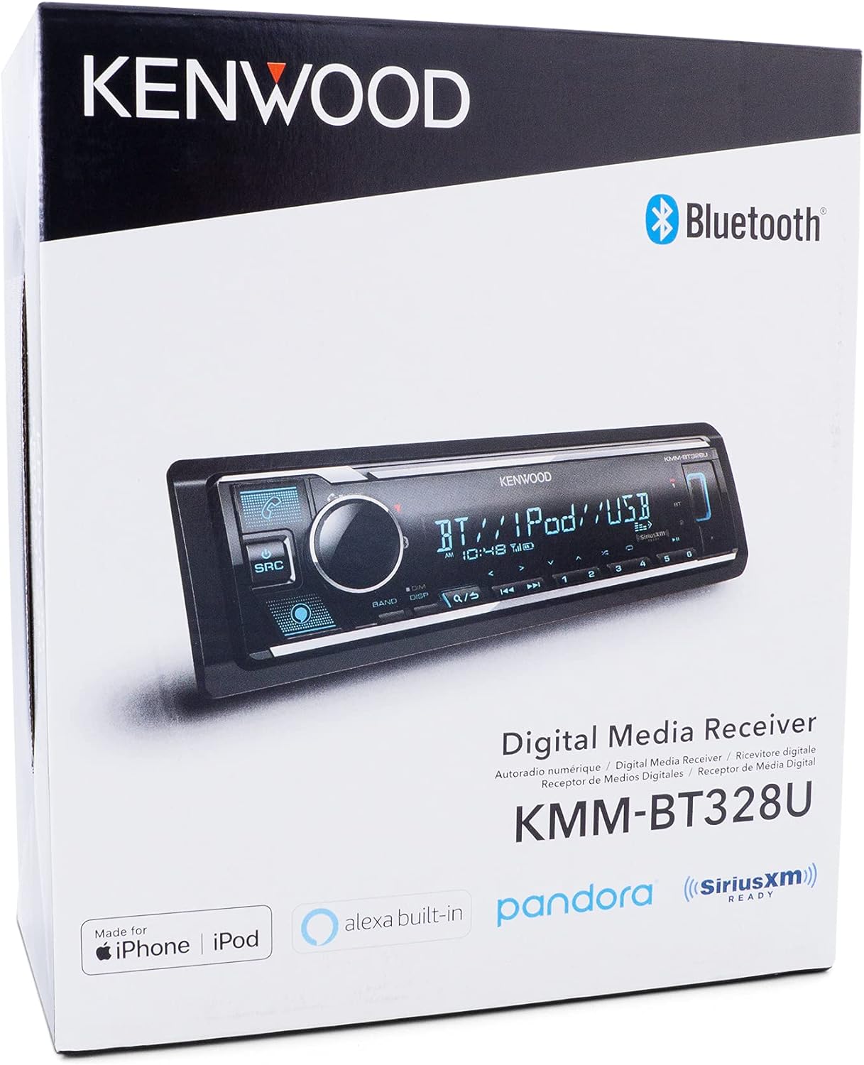 Bluetooth Car Stereo with USB Port, AM/FM Radio, MP3 Player, Detachable Face U8724