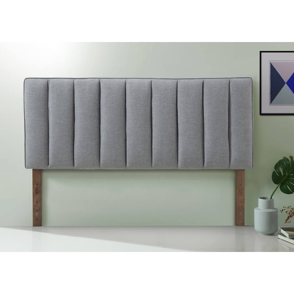 Queen-size Gray Bed Frame with Headboard B875