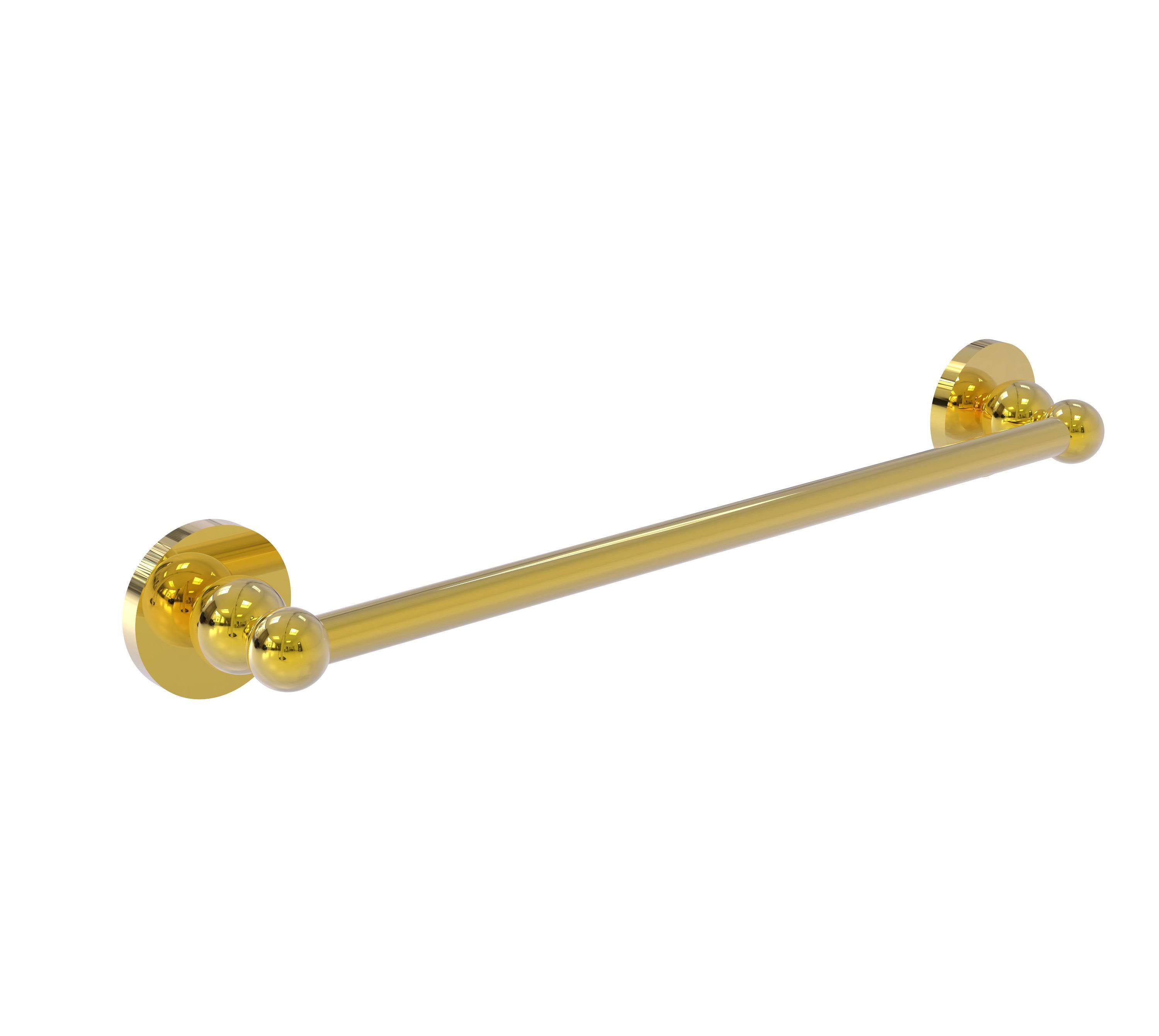 36 inch Towel Bar Unlacquered Brass L387