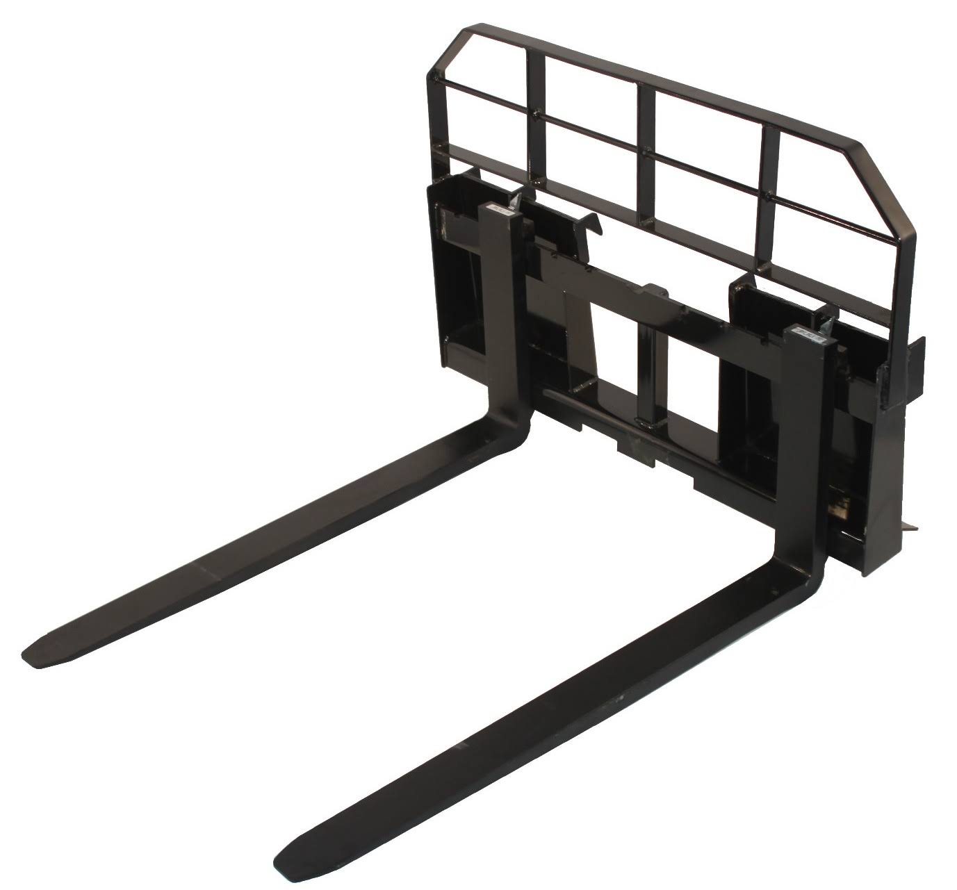 60x22 Skid Steer Pallet Fork Attachment 5500 lb Capacity Quick Tach W194685