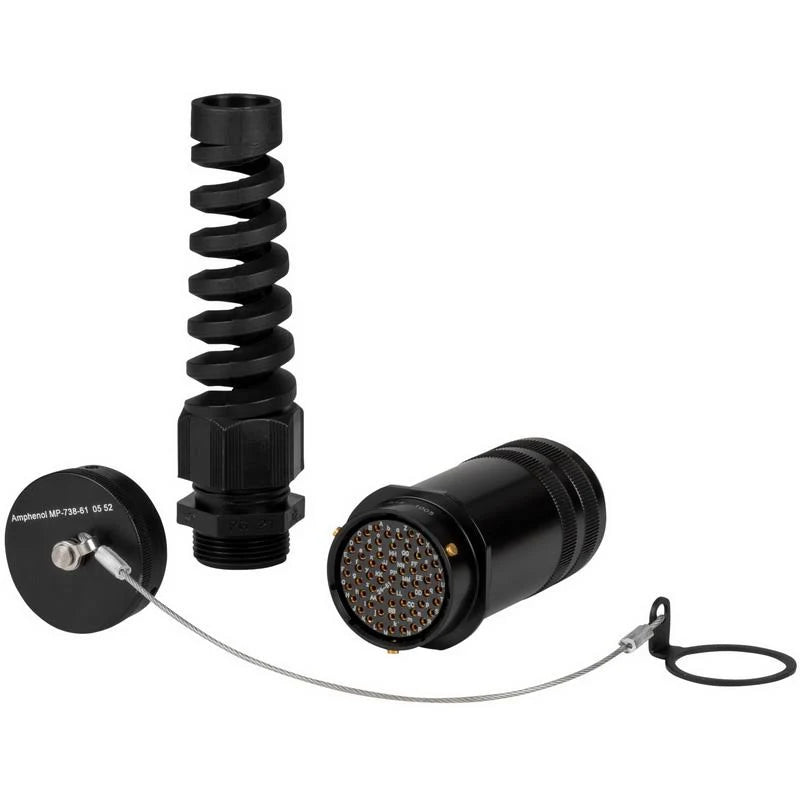 61-pin Multi-Pin Female Cable Connector with Dust Cap X6566