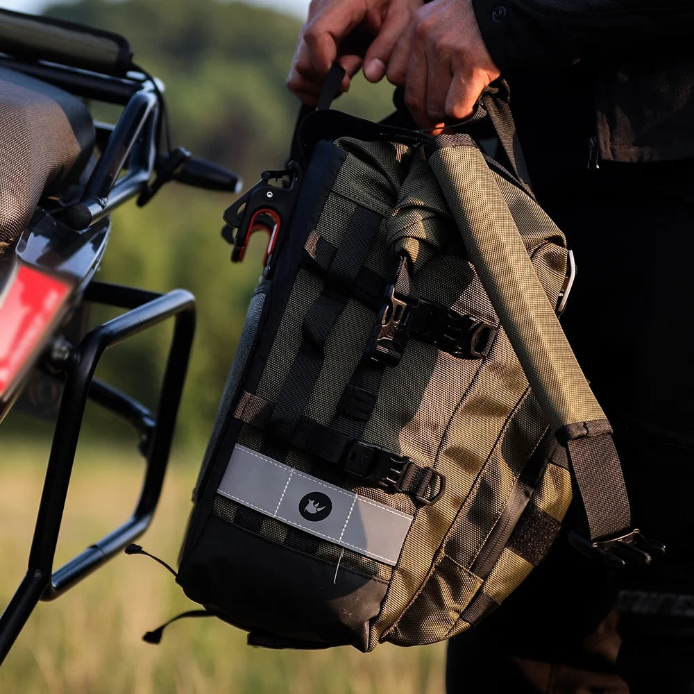 Motorcycle Side Saddle Bag 20L Waterproof Removable B592