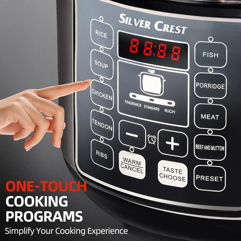 10-in-1 Stainless Steel Electric Pressure Cooker K802076