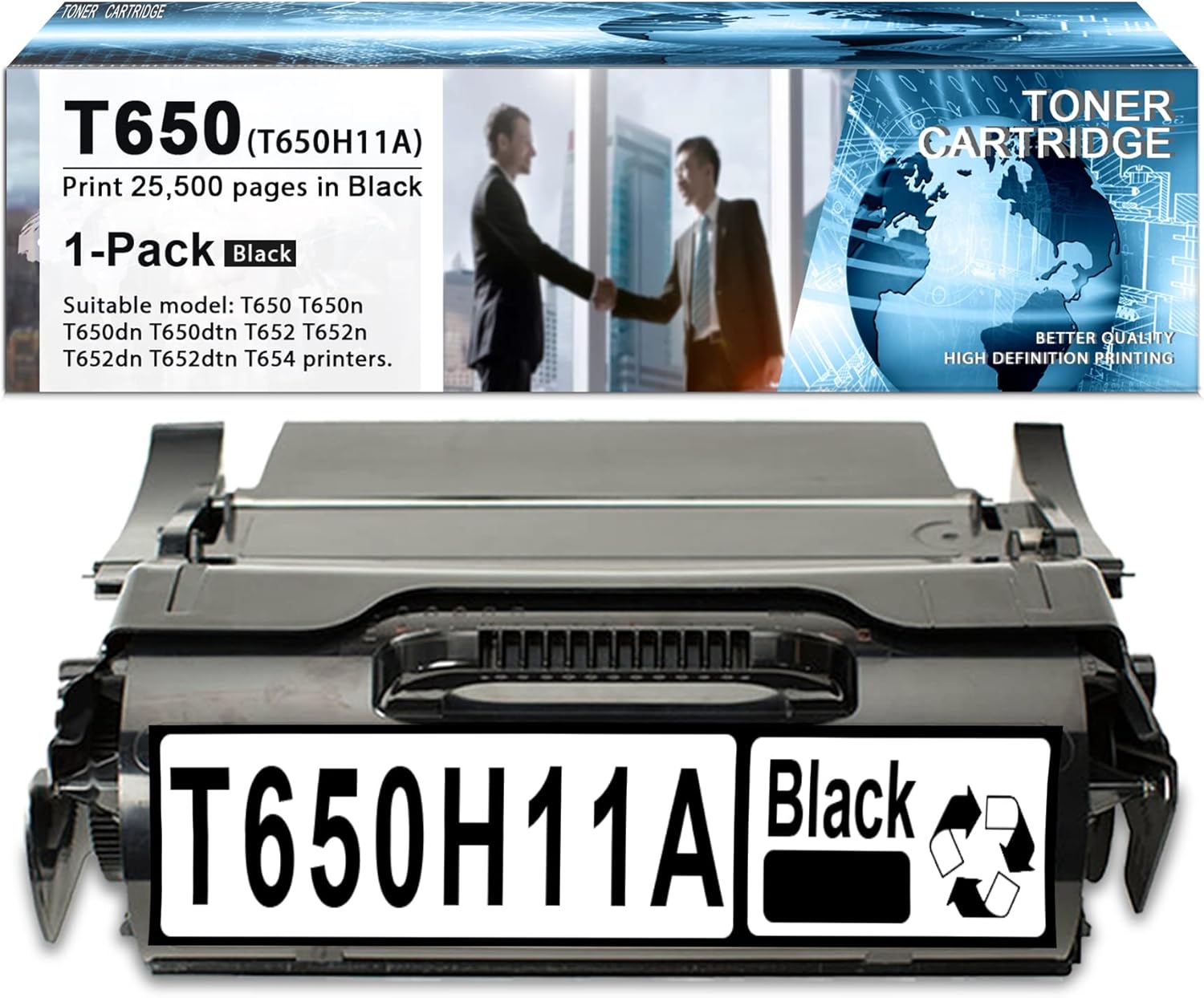 Black Toner Cartridge 1 Pack Y656