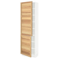 White High Cabinet with Shelves and 2 Doors L895944