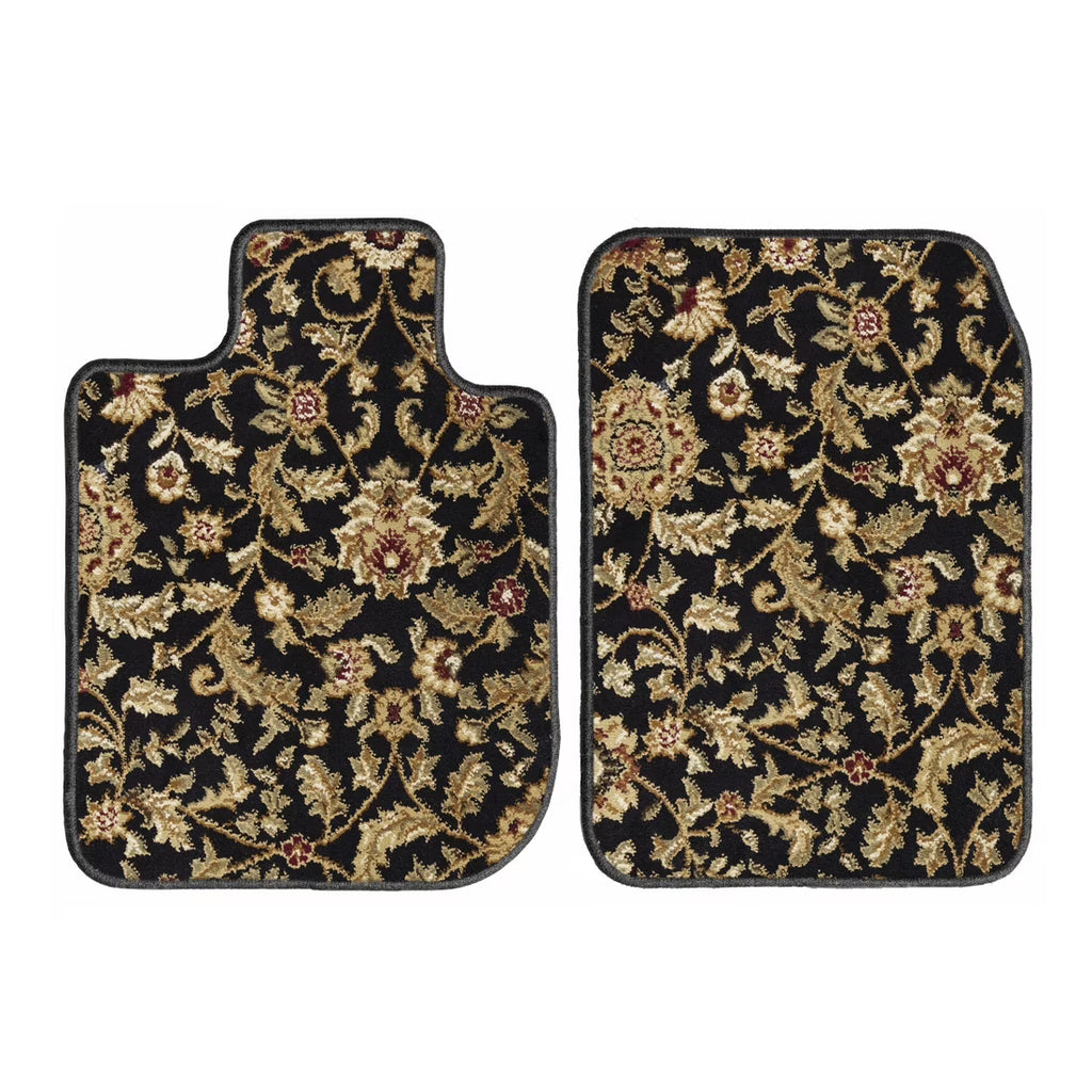 Black Oriental Car Mats H4291
