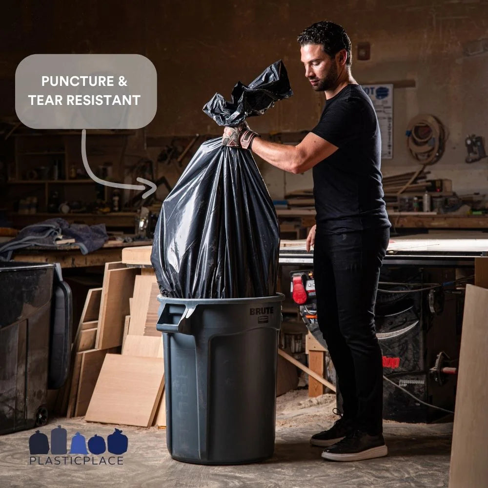 Black 100 Count Trash Bags T495