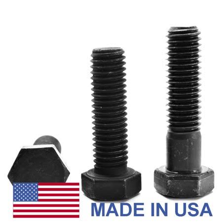 5/8 inch-18 x 2 3/4 inch Fine Thread Grade 8 Hex Cap Screw Bolt Black Oxide Pk 25 Z8056