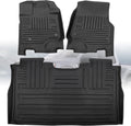 Black TPE All Weather Floor Mats, Full Set of Front and Rear D29729
