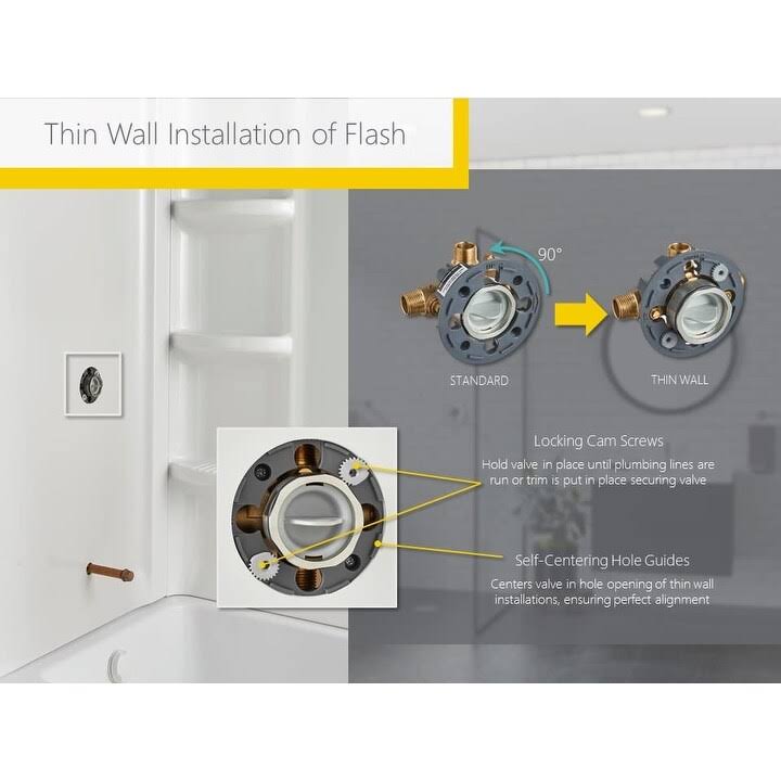 Brushed Nickel 3 Tub and Shower Faucet L22577