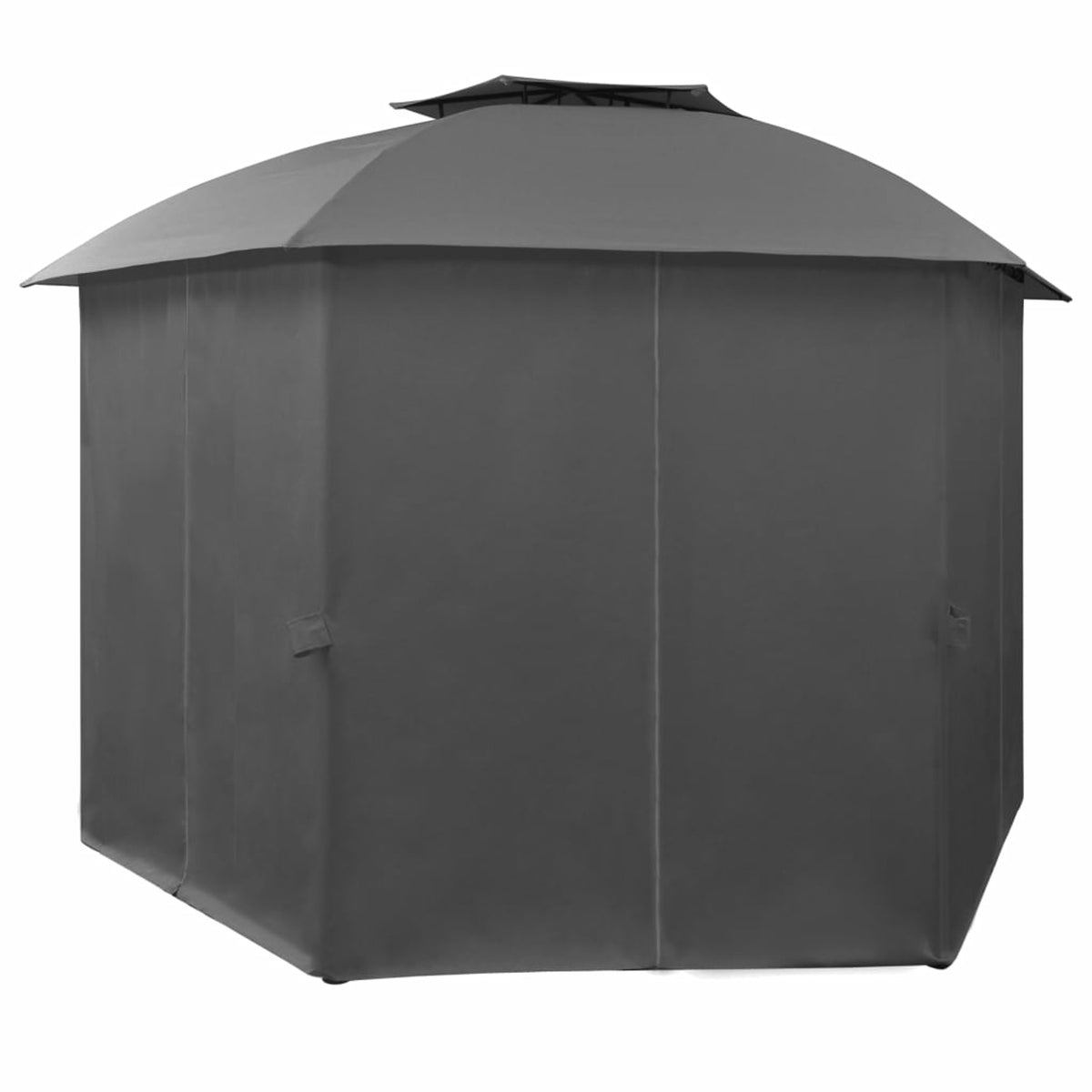 Hexagonal Garden Marquee Pavilion Tent with Curtains L3909