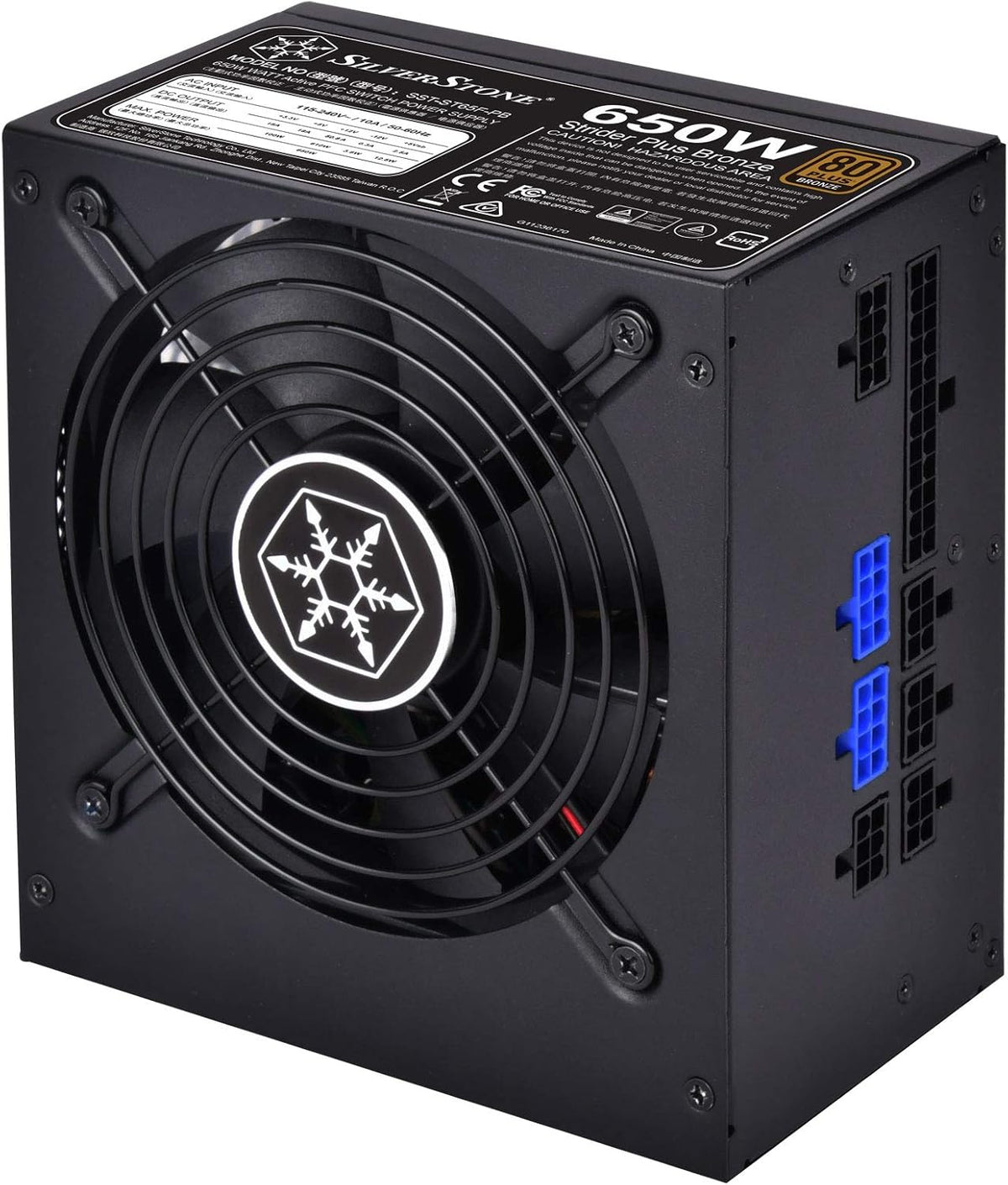 650 Watt ATX Power Supply 80 Plus Bronze Modular P219022