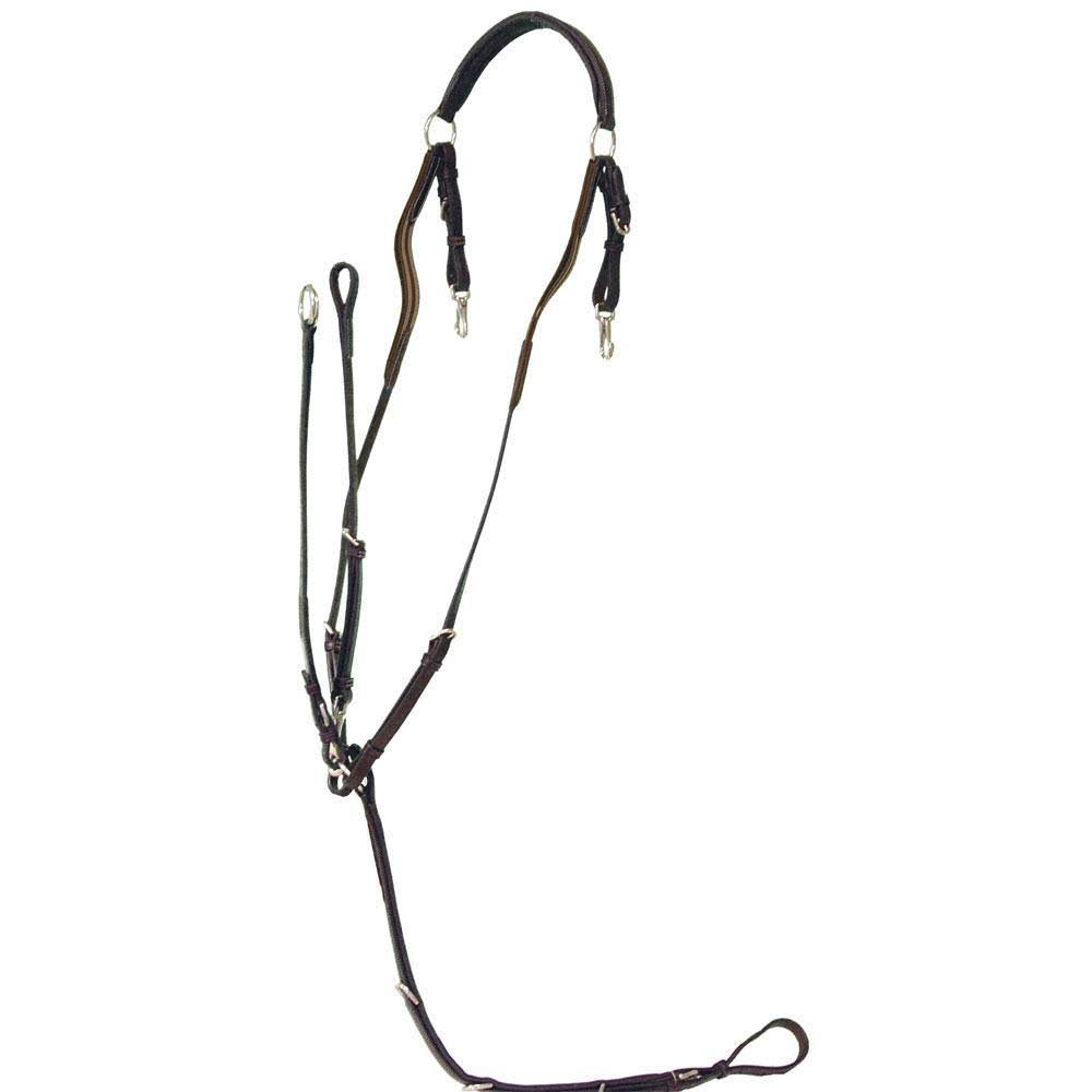 Elastic Side Breastplate with 2 Attachments L995