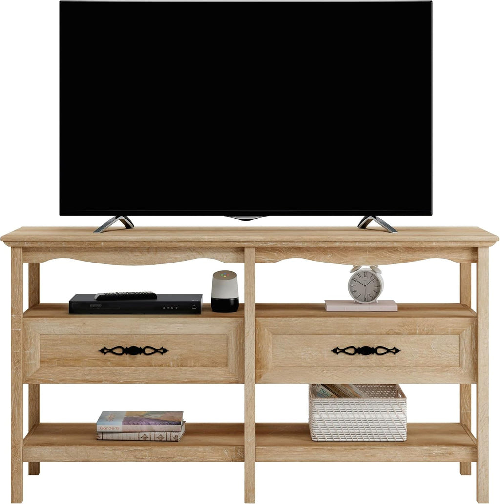 Cafe Entertainment Console, Orchard Oak Finish P70232