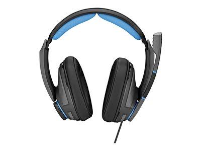 Closed Acoustic Gaming Headset - Black/Blue T64185