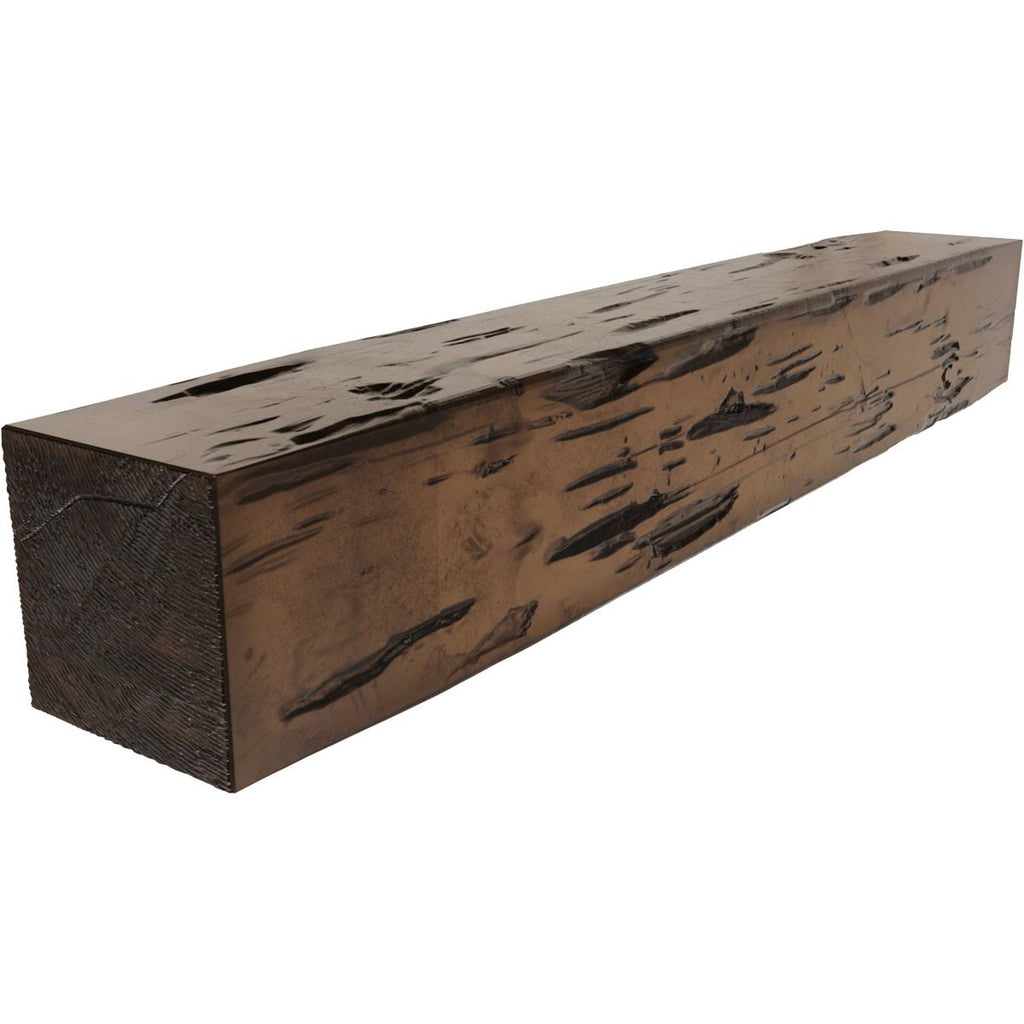 Pecky Cypress Faux Wood Fireplace Mantel Z17533