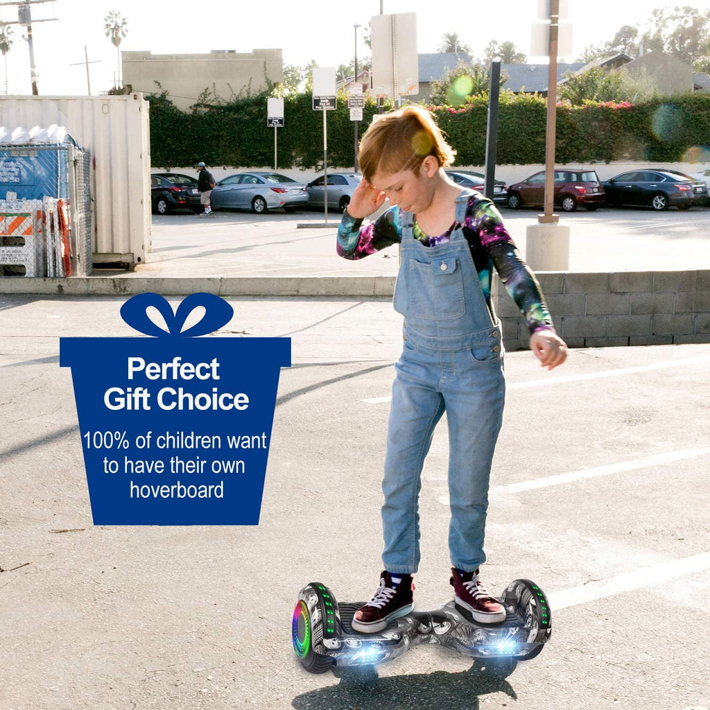 6.5inch Self Balancing Hoverboard with Bluetooth Speaker LED Lights S35415