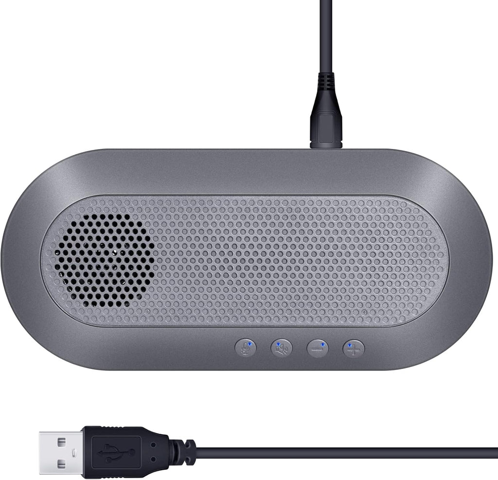 Pack of 2 USB Speakerphone with 360° Omnidirectional Microphone T360