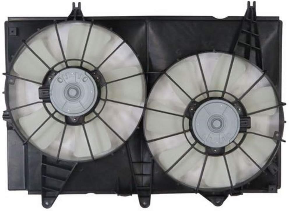 Radiator and A/C Condenser Fan Assembly for Cadillac CTS 2003-2007 3.2L Y340230