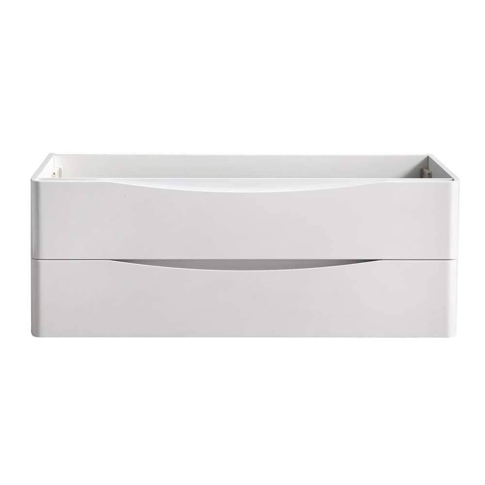 Glossy White Wall Hung Bathroom Cabinet O719260