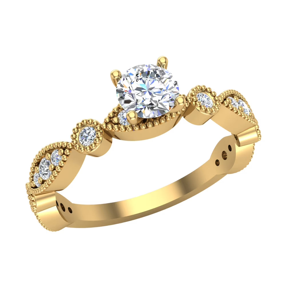 14K Gold Diamond Ring A91631
