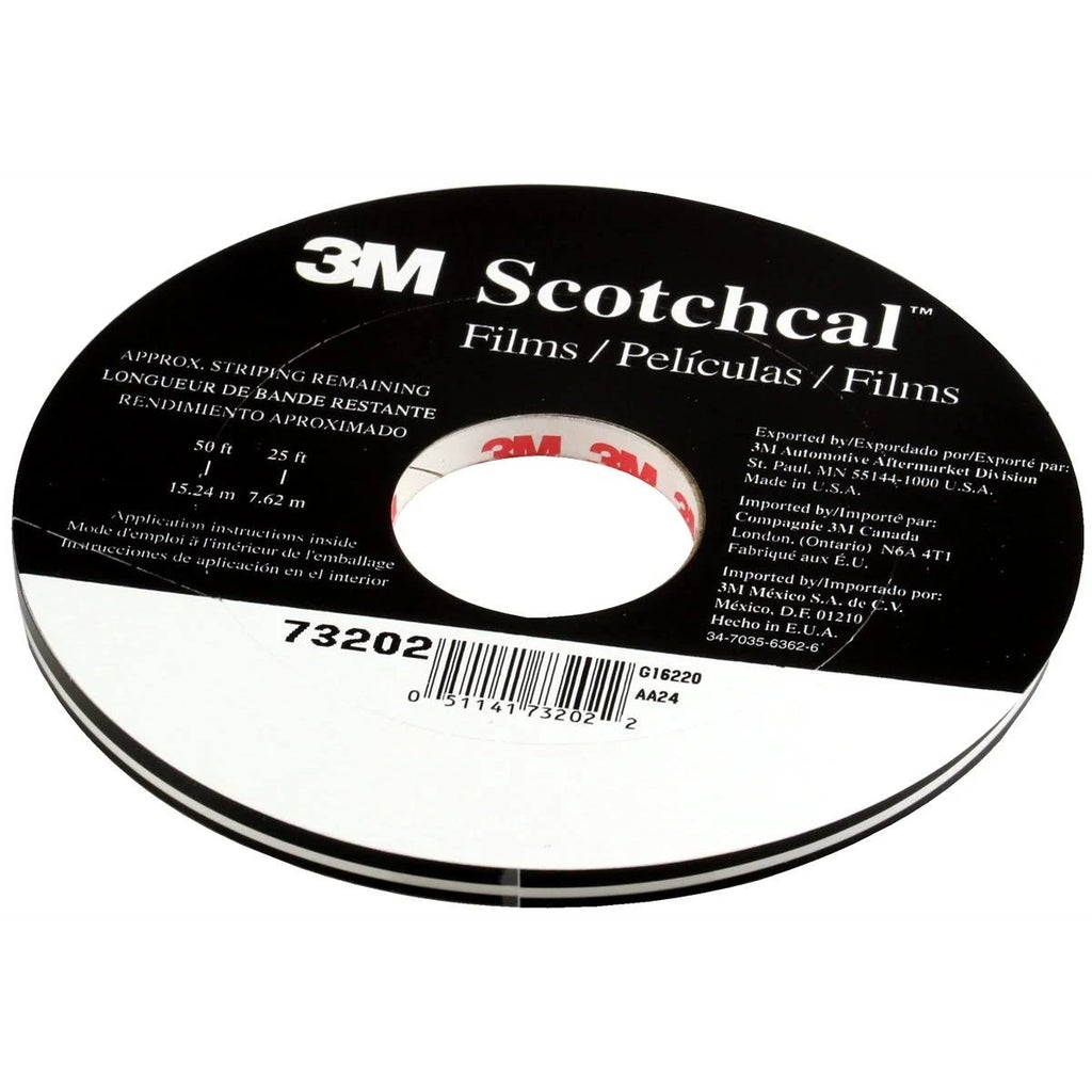1/4x22 x 150& Black Striping Tape D35593