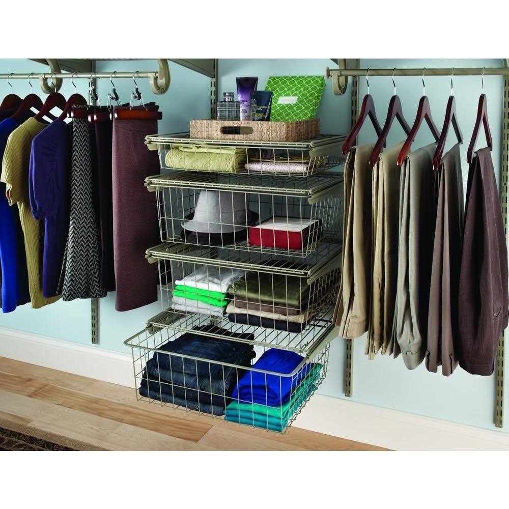 Nickel Ventilated Wire 4-Drawer Kit A82208