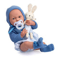 17 in. All-Vinyl Baby Doll Set with Accessories, Royal Blue Y973331