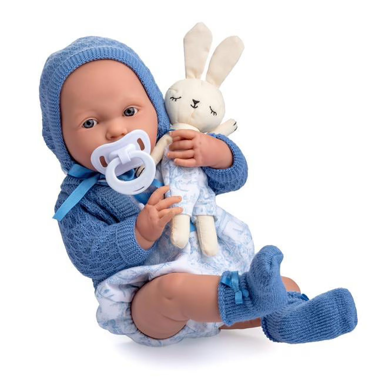 17 in. All-Vinyl Baby Doll Set with Accessories, Royal Blue Y973331