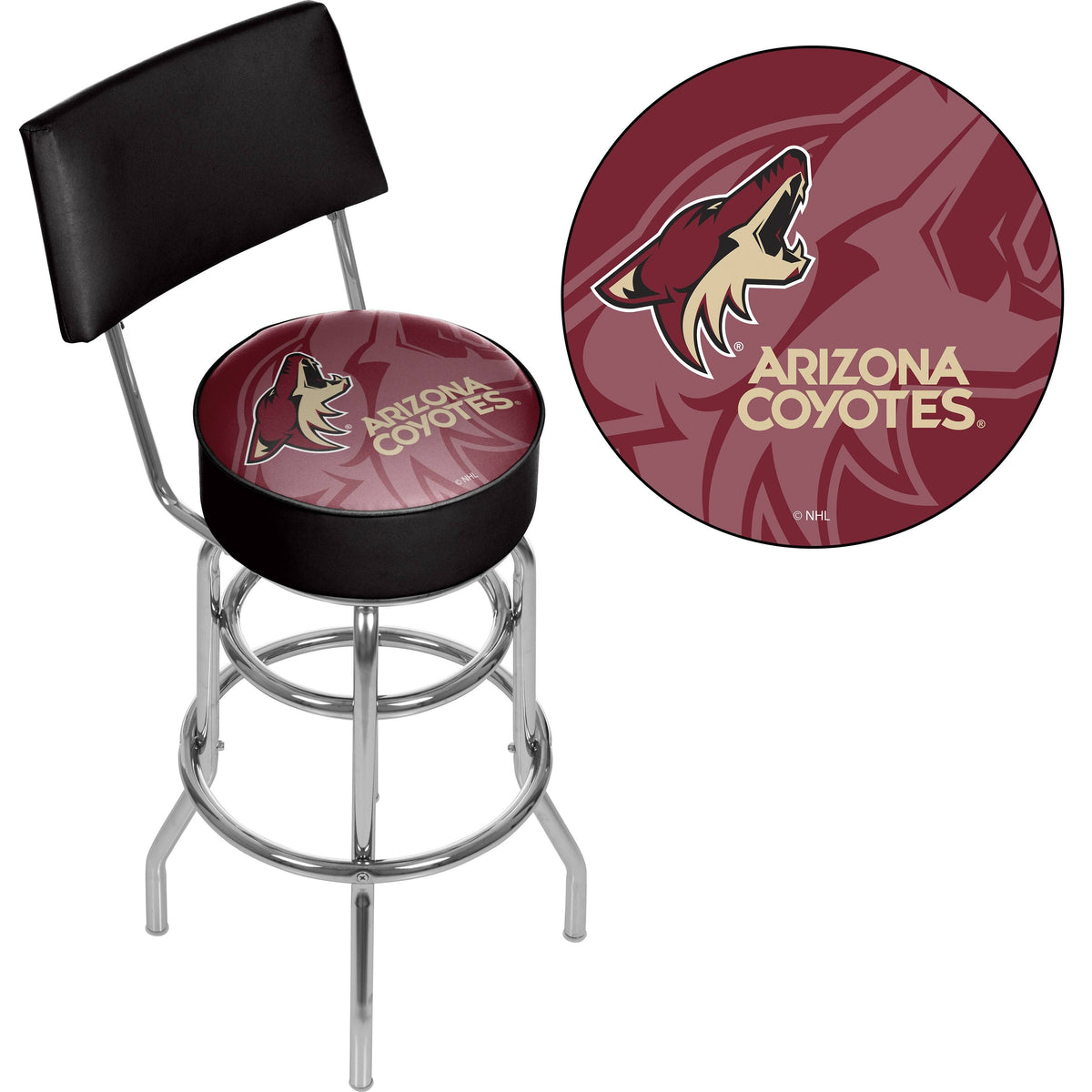 Swivel Bar Stool with Back U144