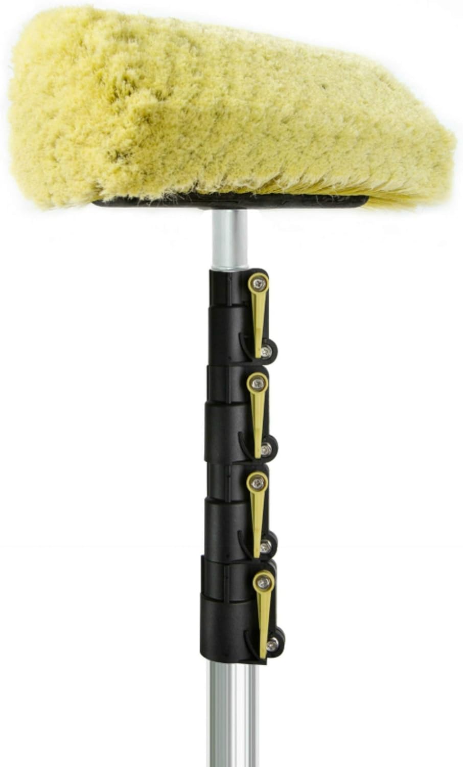 Soft Bristle Car Wash Brush & Extension Pole, 20 ft Reach, Pack of 2 L4686