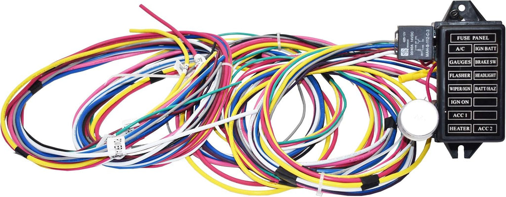12 Circuit Universal Wire Harness XL Wires Pack of 2 S165