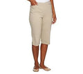 Ultra Stretch Pull-On PedalPushers with Pockets, Size X-Large, Dark Stone T31926