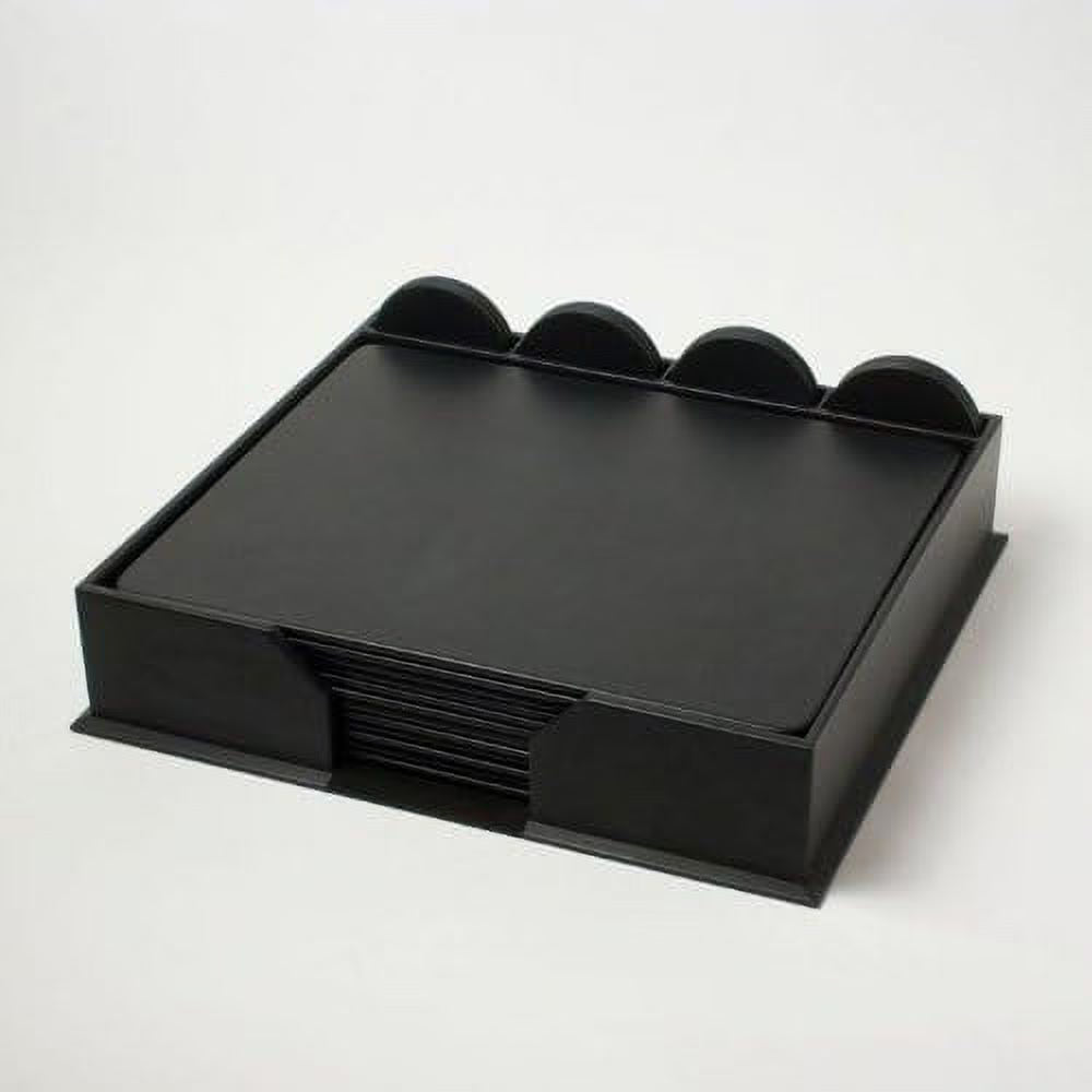 Black Leather Conference Room Set 23 Piece S912