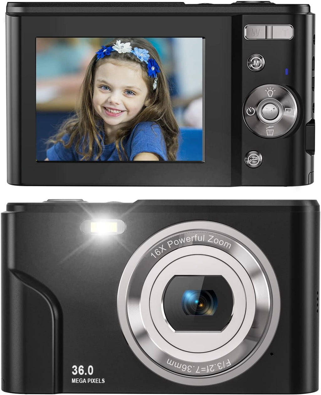 Green 36.0 MP Compact Digital Camera, Pack of 2 H2333