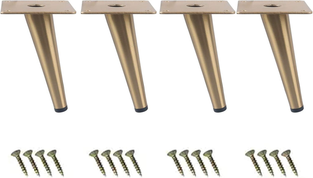 Black Metal Furniture Legs Pack of 4 Q87356