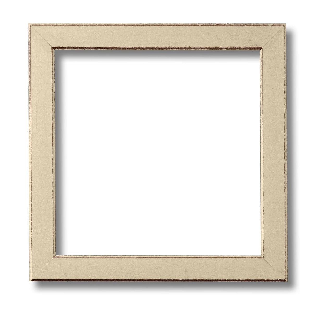 Eggshell Beveled Edge Wood Frame J6717
