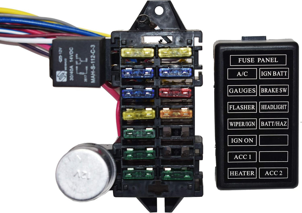 12 Circuit Universal Wire Harness XL Wires Pack of 2 S165