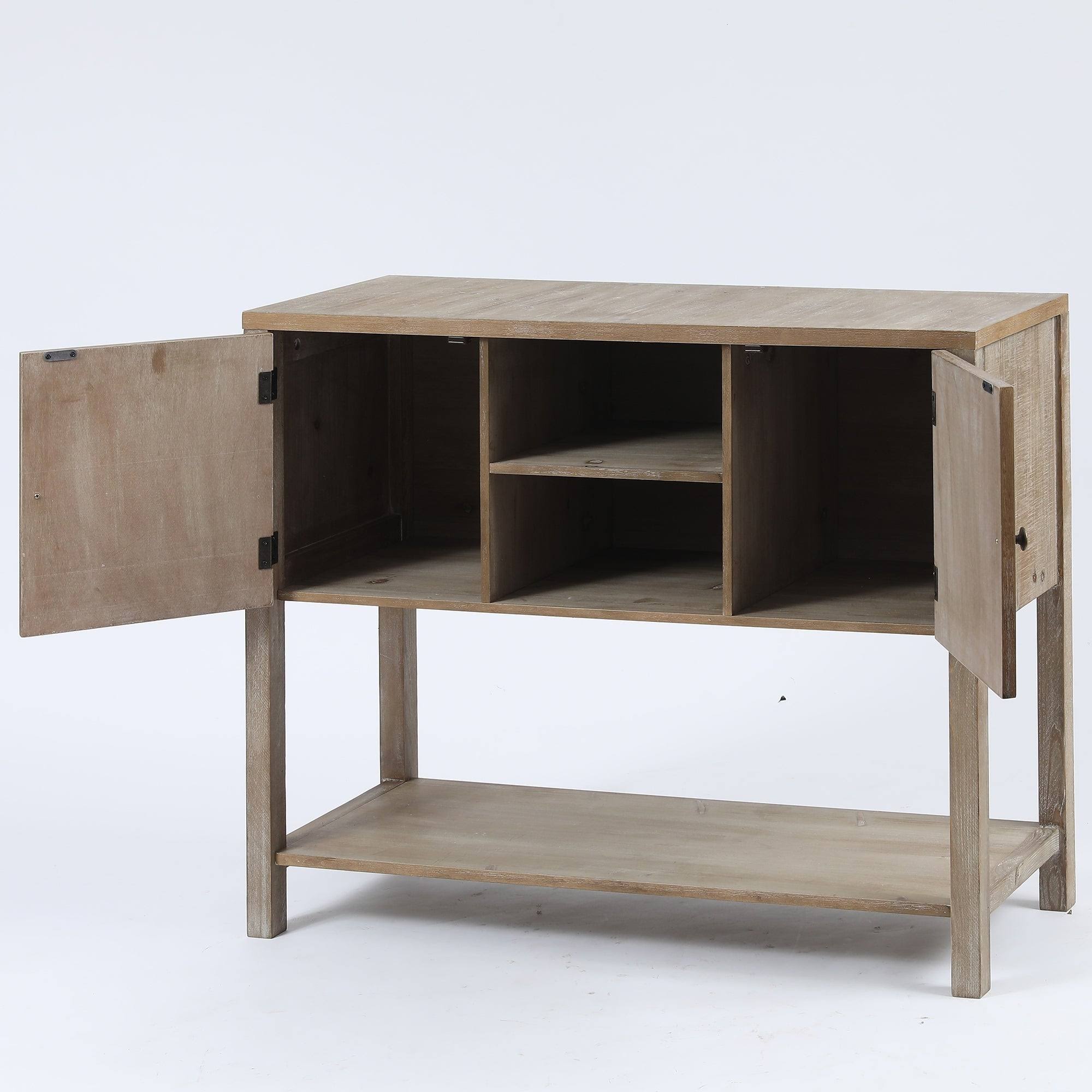 Wood Farmhouse Buffet Storage Cabinet X3587