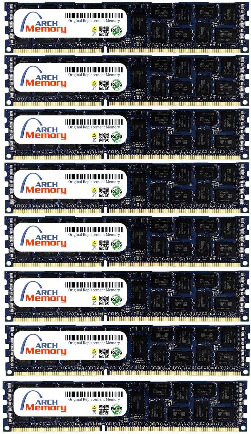 64 GB (8 x 8 GB) 240-Pin DDR3 ECC RDIMM RAM G812
